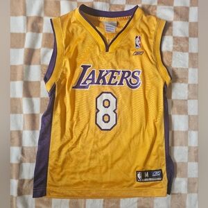 NBA Lakers Gold Kobe 8 Jersey Reebok Vintage Size Kids Medium